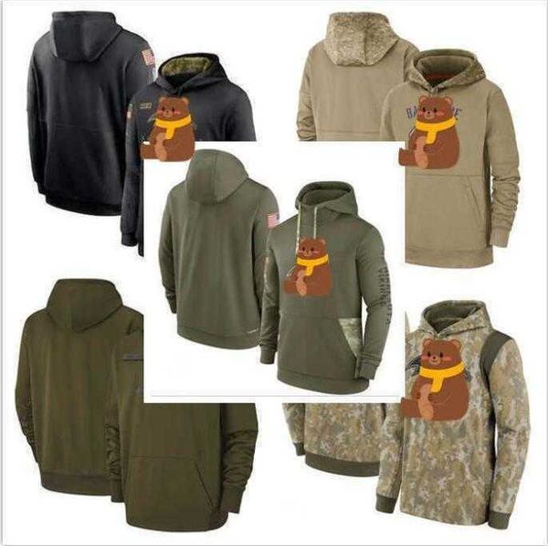 

jersey arizona''miami''cardinals''dolphins''men women youth camo football hoodie wear 2022 salute to, Black