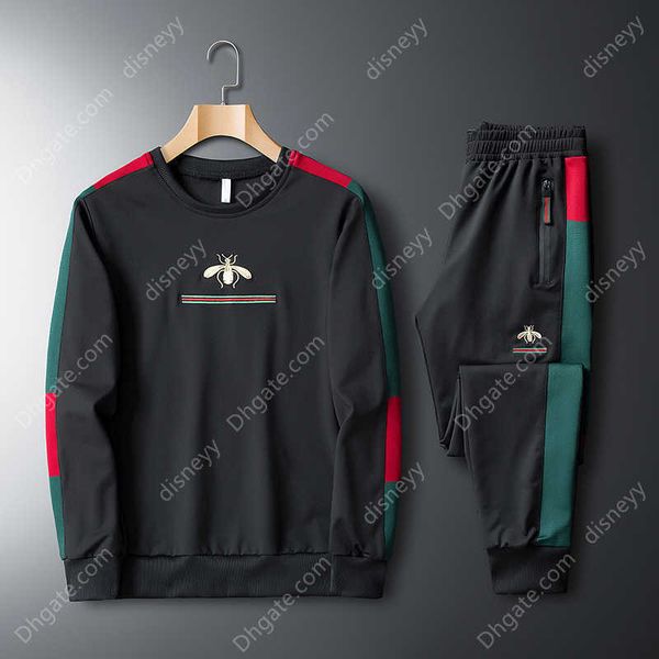 

2023 tracksuits two piece men's luxury suit winter sportswear brand, Gray