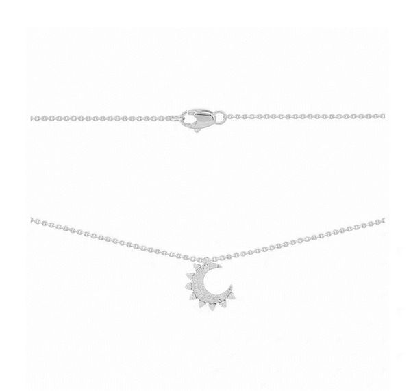 

ins necklace new in luxury fine jewelry chain necklace for womens pendant k gold heart designer ladies fashion pearl saturn jewelri for woma, Silver