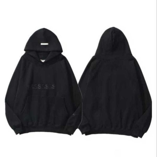 

men's fashion sweatshirts luxury tracksuits essentials letter hoodies men women sportswear hooded pant coat sweater casual pullover co, Black