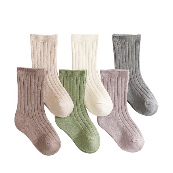 

leggings tights 6 pairs lot autumn winter born babies girls accessories cotton kids loose soft solid striped ankle high socks baby stuff 221, Blue