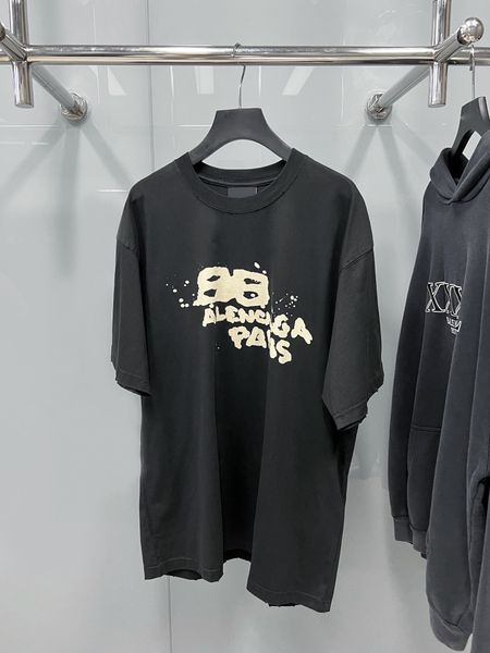 

men's plus tees & polos round t-shirt plus size neck embroidered and printed polar style summer wear with street pure cotton 2qq, Black;brown
