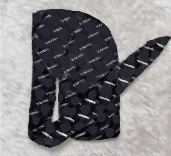 

7092 whole brand designer letters silky durag long tail hat pirate hats bandanas men women durags durag bandana headwraps 1231403, Blue;gray