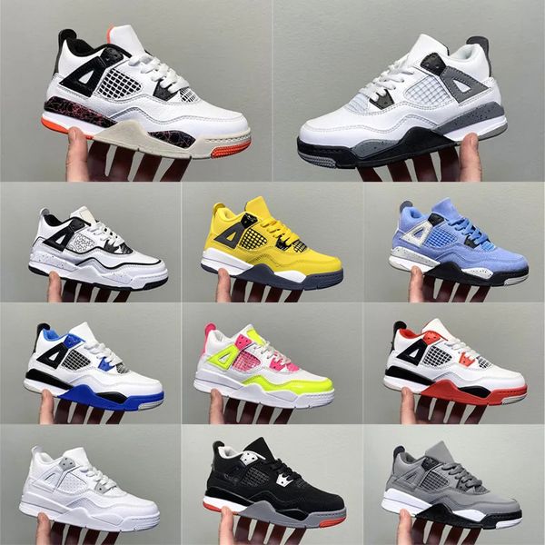 

kids sneaker baby shoes 4 4s black shoe boys cat designer basketball military trainers kid youth toddler infants td athletic outdoor