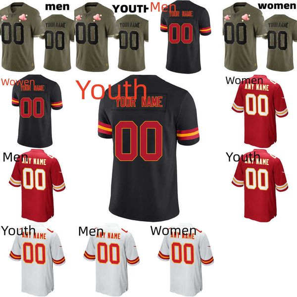 

football jersey kansas''city''chiefs''9 juju smith-schuster 15 patrick mahomes 87 travis kelce 32 nick bolton, Black;red