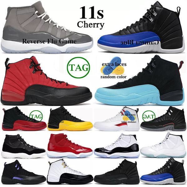 

basketball shoes 11 11 s women men 12 12s cherry gymnasium red blue stealth deep black anti influenza game royal taxi ovo playoffs men'