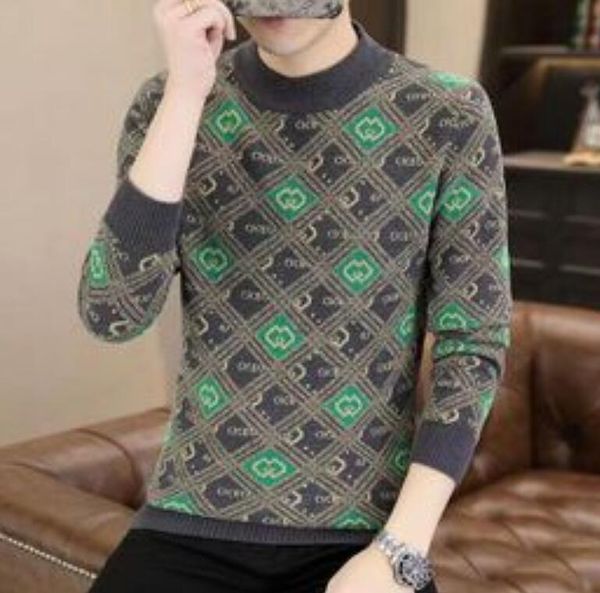 

men's sweaters luxury new letter print loose knitted sweater hip hop streetwear knitwear pullovers, White;black