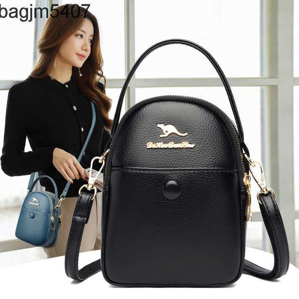 

hand bag 80% of the stores are wholesale and retail kangaroo soft leather phone fashion cross body women 2023 new fashion versatile small te