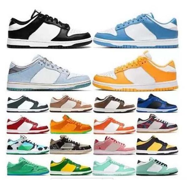 

new style black white panda dress shoes men women sneakers university blue coast pn dust outdoor trainer