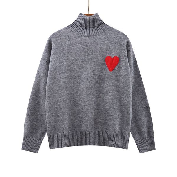 

designer sweater love a man woman pure color womens sweaters knitting high collar turtleneck fashion letter long sleeve clothes 20, White;black