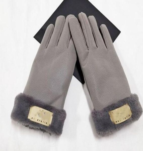 

2021 design women039s gloves for winter and autumn cashmere mittens gloves with lovely fur ball outdoor sport warm winter glove8613167, Blue;gray