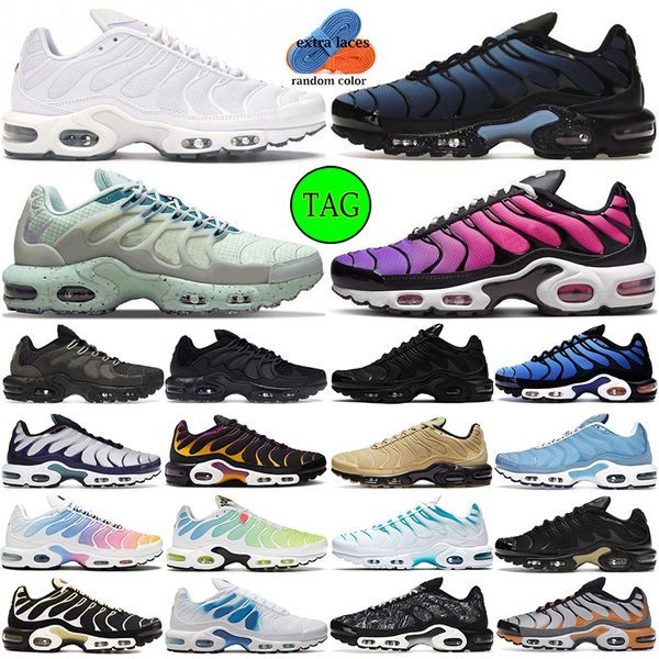 

2023 designer tn plus 3 terrascape running shoes 3.0 tns se sneakers triple white black dusk atlanta dark smoke grey gold bullet outdoor spo
