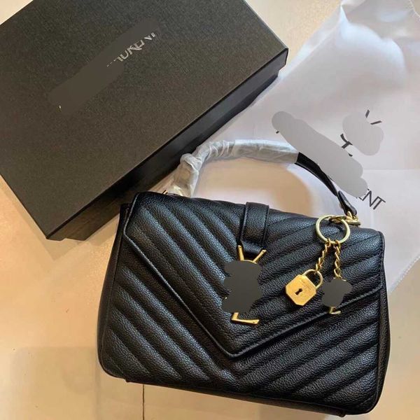 

designer siant lurant bag fashion large capacity personality chain air letter korean triangle cover women's yqnm lady purse