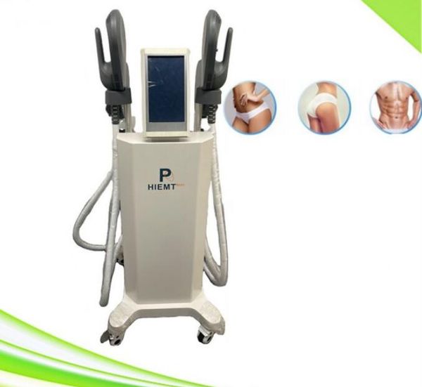 

ems sculpting machine for spa salon 4 handle slimming fitness building hip lift loss weight hiems body sculpt hiemt electrical muscle stimul