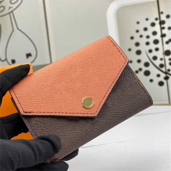 

new style wallet lady short leather high end quality wallets for men self provided box, Red;black