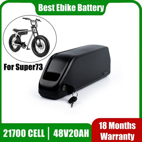 

super73 ebike battery 48v 20ah electric bike batteries pack 36v 25ah with powerful 21700 samsung cell 50e for 500w 1000w motor
