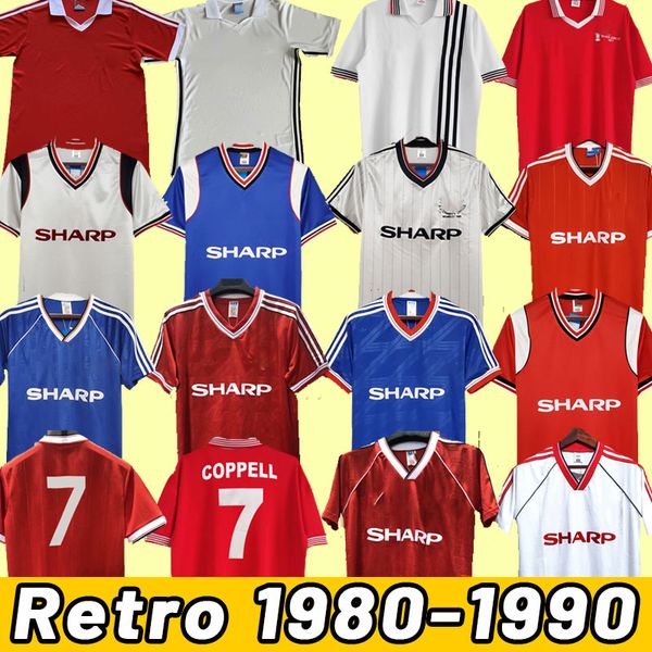 

man retro utd rooney soccer jerseys 85 86 87 88 89 90 1982 1984 1986 1988 1990 home away third manchesters red vintage bryan robson 1975 198, Black;yellow