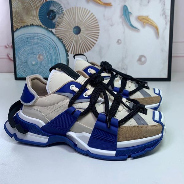 

casual shoes mixed-material space sneakers milan triple white black red women men comfort platform sports trainers sneaker