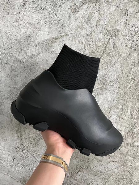 

2022 winter rubber waterproof comfortable sock winter boots designers fashion exclusive shoes, Black