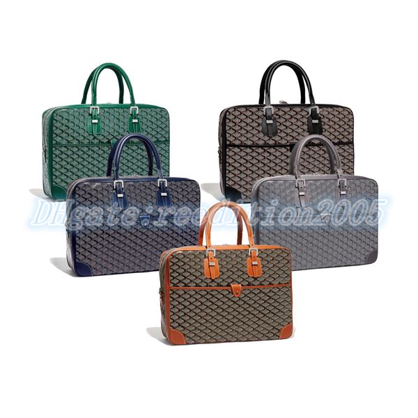 

luxurys designers bags goya ambassade document case luxury office crossbody totes genuine leather lapcomputer bag vintage file bag shoulder