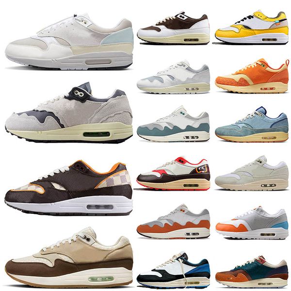 

1s mens sports running shoes for womens mens airs patta waves noise aqua magma orange cactus jack wheat crepe hemp max somos familia sneaker