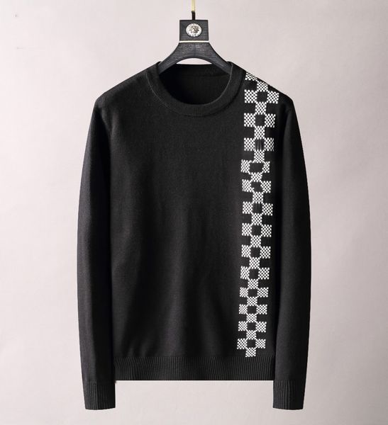 

mens designer sweater with womens autumn high neck winter long sleeve woolen mixed cotton outdoor warm bottom jumper sweater knitted sweatsh, White;black