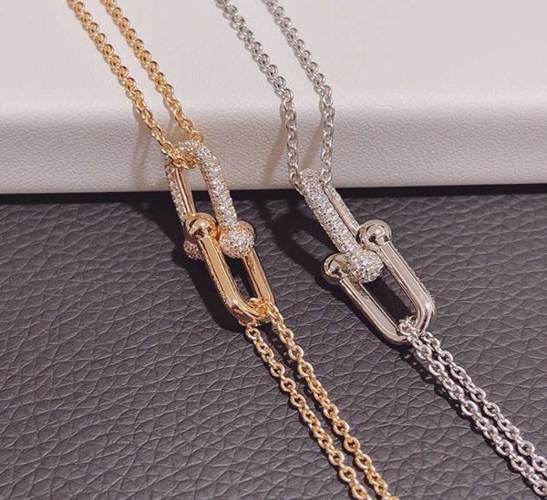 

brand pure 925 sterling silver jewelry for women steam punk necklace party pendant fashion punk rose gold party necklace4318683