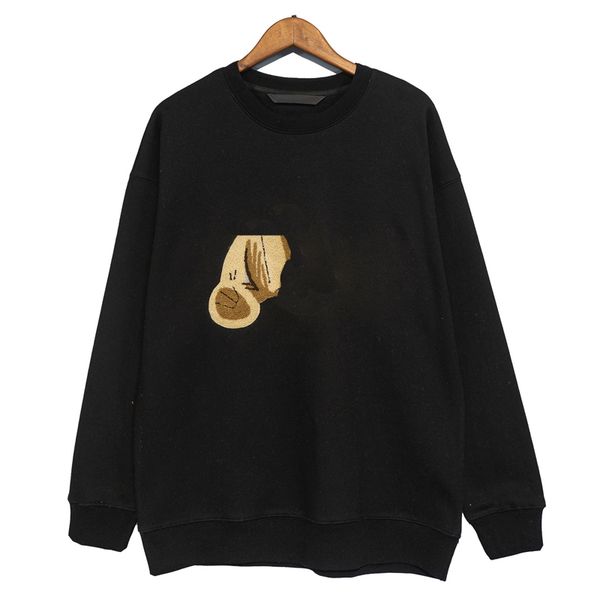 

black hoodie men women hoodie cotton o-neck fashion hoodies long sleeve winter pullover brand luxury sportswear sweatshirt animal bear print
