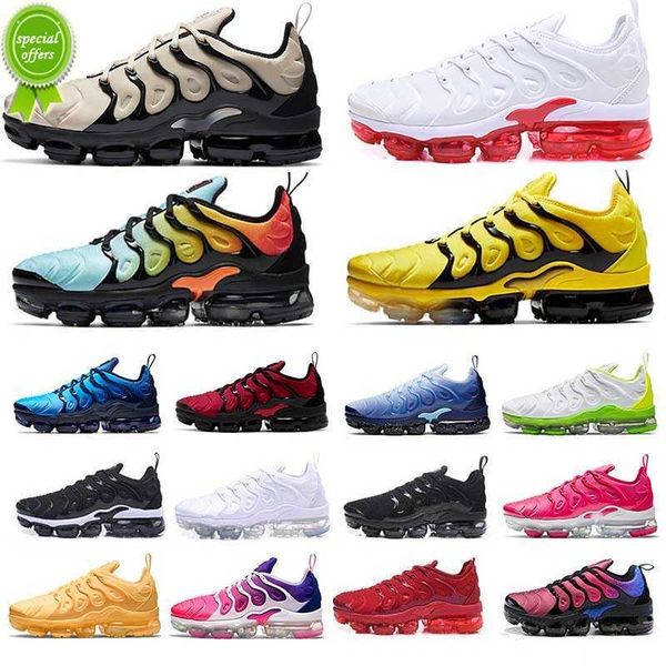 

2023 running shoes tn plus running shoes men women triple black metallic gold sunset boys lemon lime red royal blue metallic fresh trainers