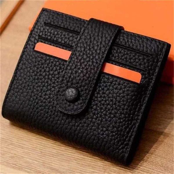 

wallets for women home h litchi calfskin snap buckle small card bag zero wallet, Red;black