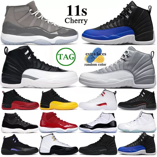 

basketball shoes 11 11 s women men 12 12s gymnasium red blue deep black anti influenza game royal taxi ovo playoffs men's sneakers shoc