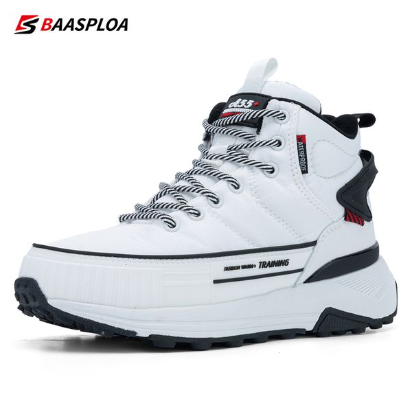 

height increasing shoes baasploa women plush winter boots non-slip female waterproof outdoor warm sneaker snow comfortable 221203, Black;white