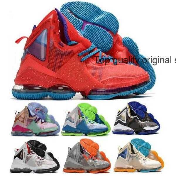 

lebrons 19 2022 men basketball shoes sneakers 19s valentines day tune squad space jam black aqua hardwood classic trainers size
