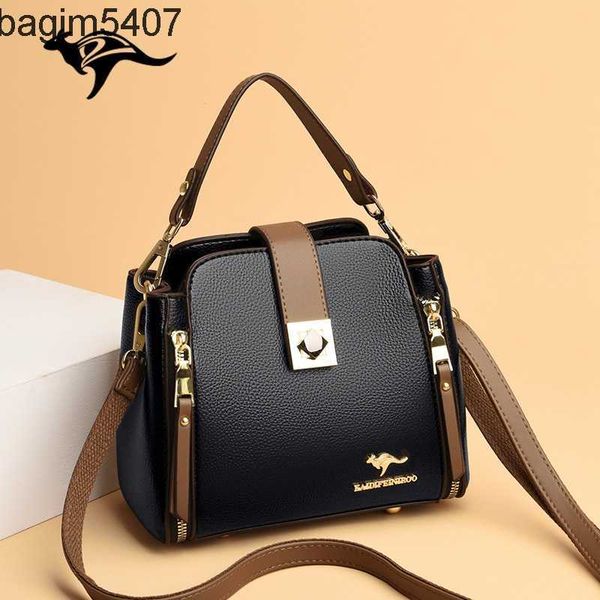 

hand bag 80% of the stores are wholesale and retail kangaroo leather women's small bag 2023 new fashion versatile one shoulder crossbod