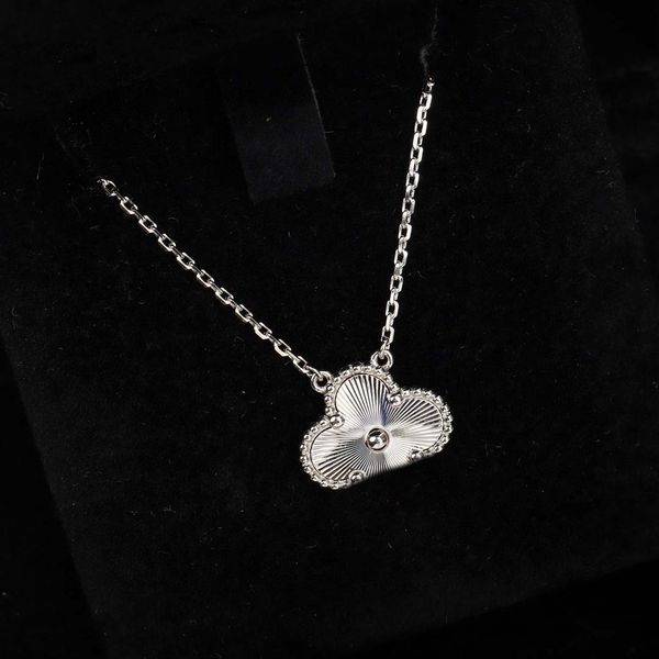 

s925 silver charm pendant necklace luxury quality platinum plated have box stamp ps7379a