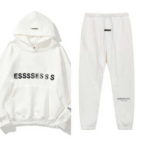 

men's luxury fashion sweatshirts tracksuits essentials letter hoodies men women sportswear hooded pant coat sweater casual pullover co, Gray