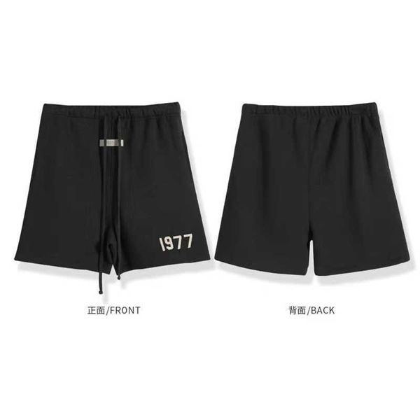 

casual sports pants f og far of god double line essentials fashion summer sports casual men's 1977 shorts, Black