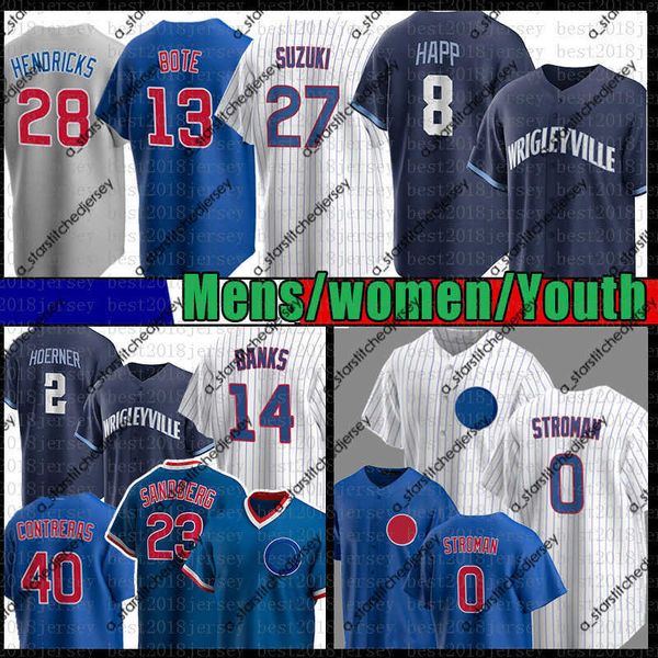 

baseball jerseys marcus stroman chicago baseball jersey david bote nico hoerner ian happ ernie banks ryne sandberg kyle hendricks greg deich, Blue;black