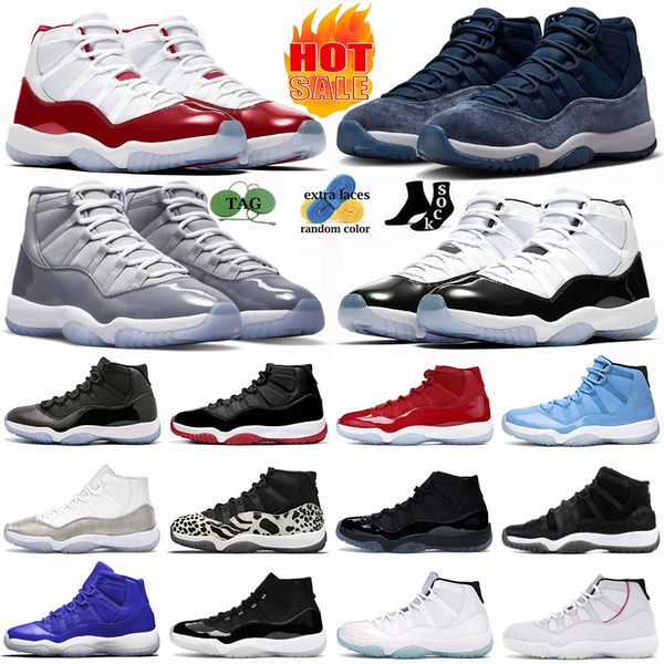 

jumpman retro 11 basketball shoes 11s varsity red men sneakers midnight navy cool grey cherry bred concord pantone space jam mens womens out