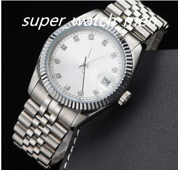

14 style 41mm 36mm 31mm mens watch automatic watch date jubilee bracelet watches men just crystal wristwatches, Slivery;brown