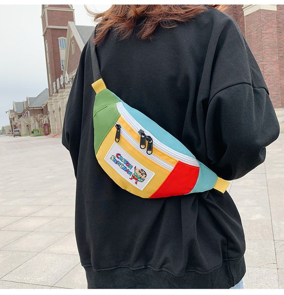

backpacks japanese canvas cartoon crayon shinchan shoulder bag cute boys girls belt bags children s anime backpack 8 11 years 221203