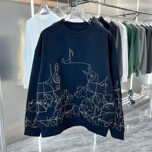 

men's sweater mens hoodie sweatshirts italy style autumn and winter zipper jacket designer luxury double letter classic men women alike, Black;brown