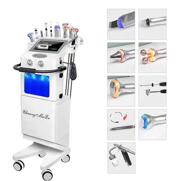 

korea 10 in 1 hydrogen water dermabrasion rf bio facial skin lifting spa machine hydro oxygen aqua beauty salon equipment 2023