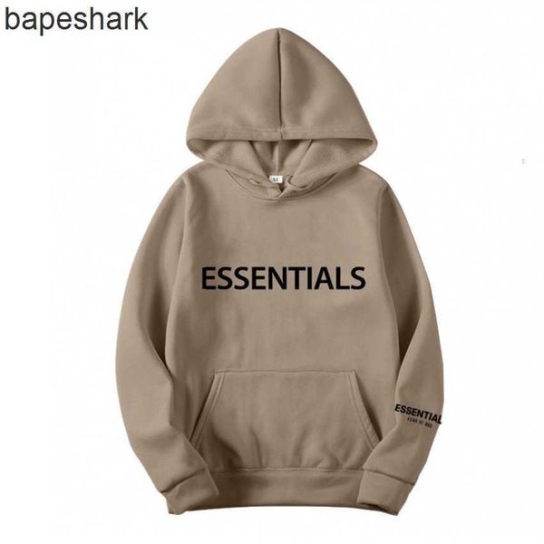 

fashion sweatshirts and hoodies fear double thread essentials fashion brand new product stamping couple hoodie sweater sport women long slee, Black