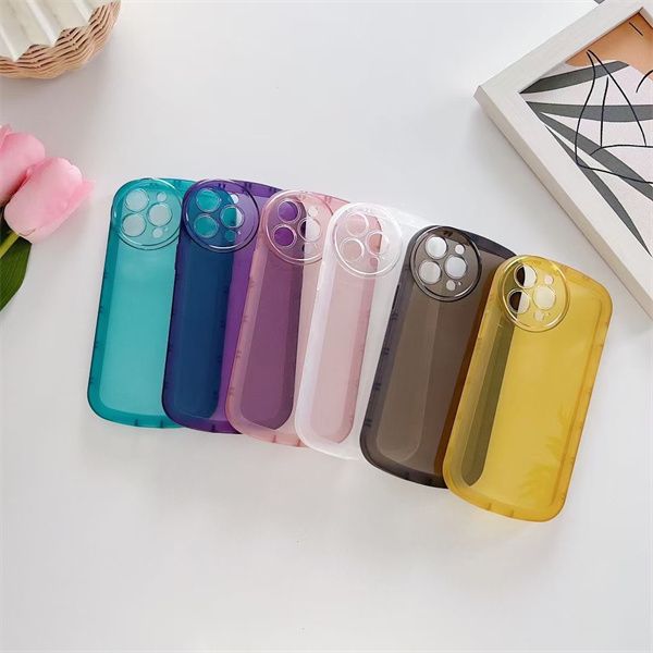 

for iphone phone cases 14 14plus cover shockproof silicone bumper clear se 2 camera protection transparent cover 11 12 13 pro max xr x xs 7