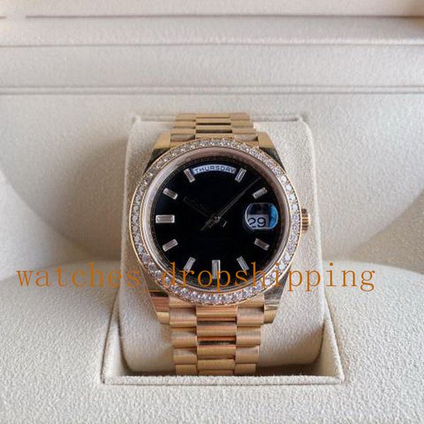 

classic watch 41mm mens v5 version automatic mechanical stainless steel super quality diamond time scale male clock sapphire fashion busines, Slivery;brown