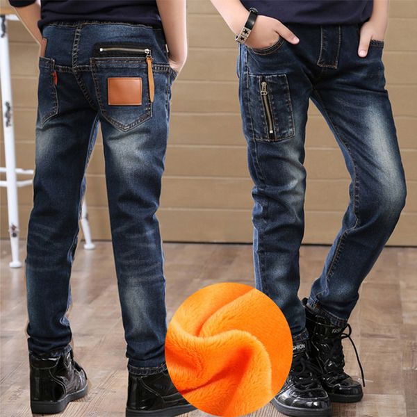 

jeans kids clothing spring autumn children pants boys trousers fashion gun cotton pencil zipper leggings boy wild 221203, Blue