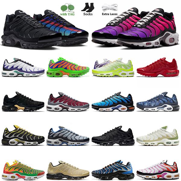 

tn plus running shoes mens women airmaxs plus 3 unity triple black white red viotech grape metallic silver hyper jade bule dusk vaporizer