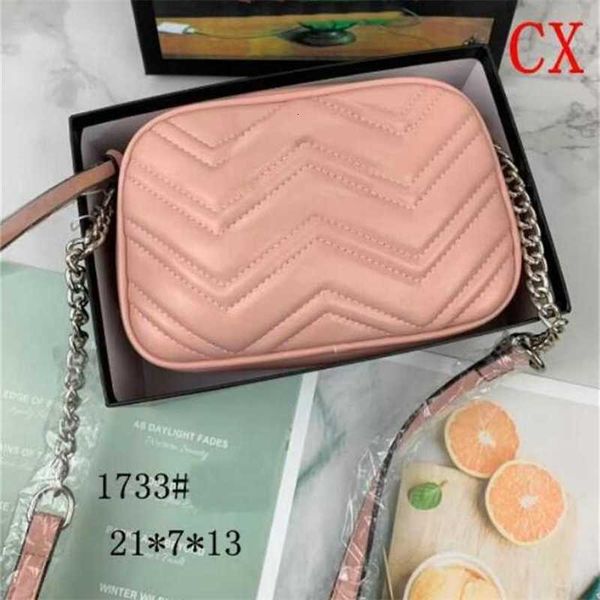 

2022 marmont shoulder bags women silver chain crossbody bag female handbags message purse