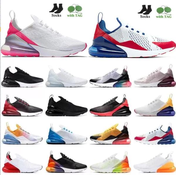 

trainers jogging excellent retro running shoes 270s sneakers triple white black ice pn blue platinum volt 270 sports og women mens barel